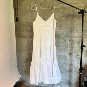 LA Lingne Size L White midi summer dress